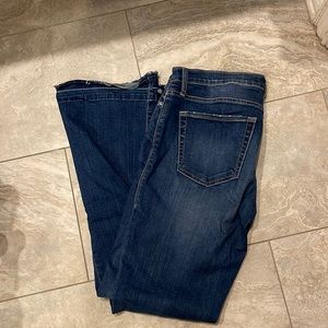 Rock and Republic raw hem jeans